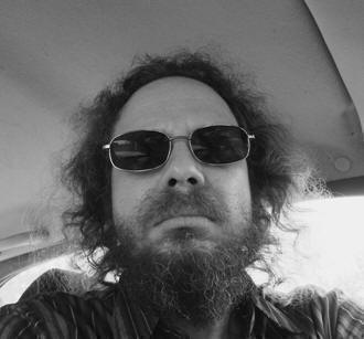 Robert Schoch self portrait of him driving to North Carolina before his final 