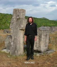 Image of stecci in Radimlje cemetary in Bosnia Illirian photograph by Colette Dowell