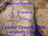 Khufu Cheops Great Pyramid Campbells Relieving Chamber West wall Hieroglyphics Inscriptions Colette Dowell