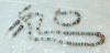 Image of jewelry bronze and glass beads handcrafted 