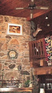 Castle Historical home stone fireplace Mayan Calendar Leopard samari swords bosnian wood beams fetish mask